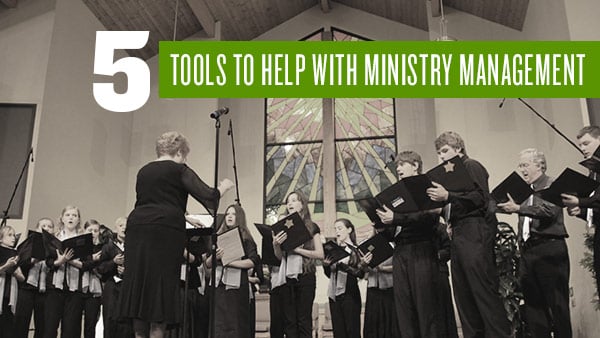 Image for music ministry leadership blog about management tools