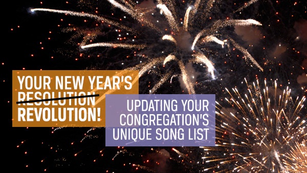 Image for blog about updating your congregation's song list