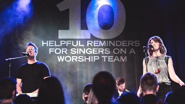 Image for Craig Adams blop about building a worship team -- especially for singers