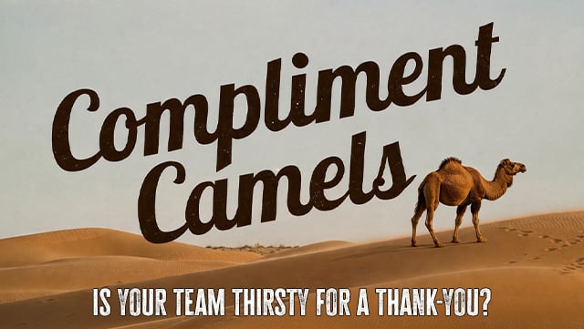 Compliment Camels - Is Your Team Thirsty for a Thank-You 640x361