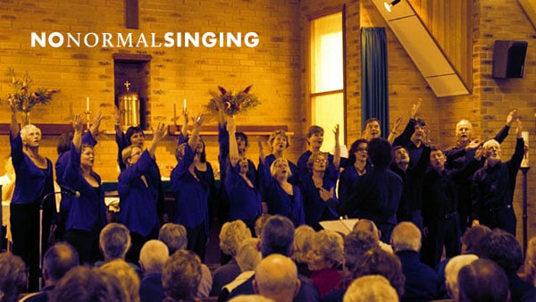 Image for blog about improving my church choir: no normal singing