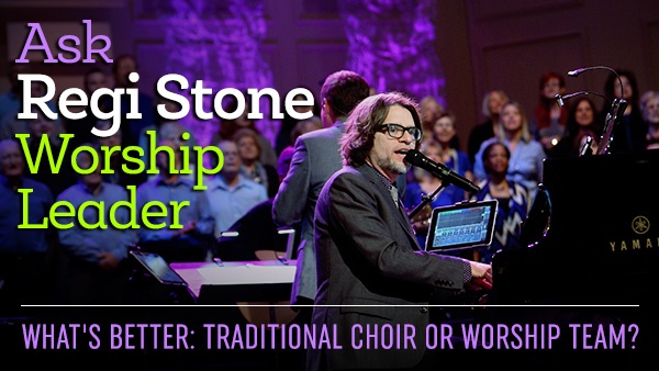 Graphic for Traditional Church Choir Music vs. Contemporary Worship Team